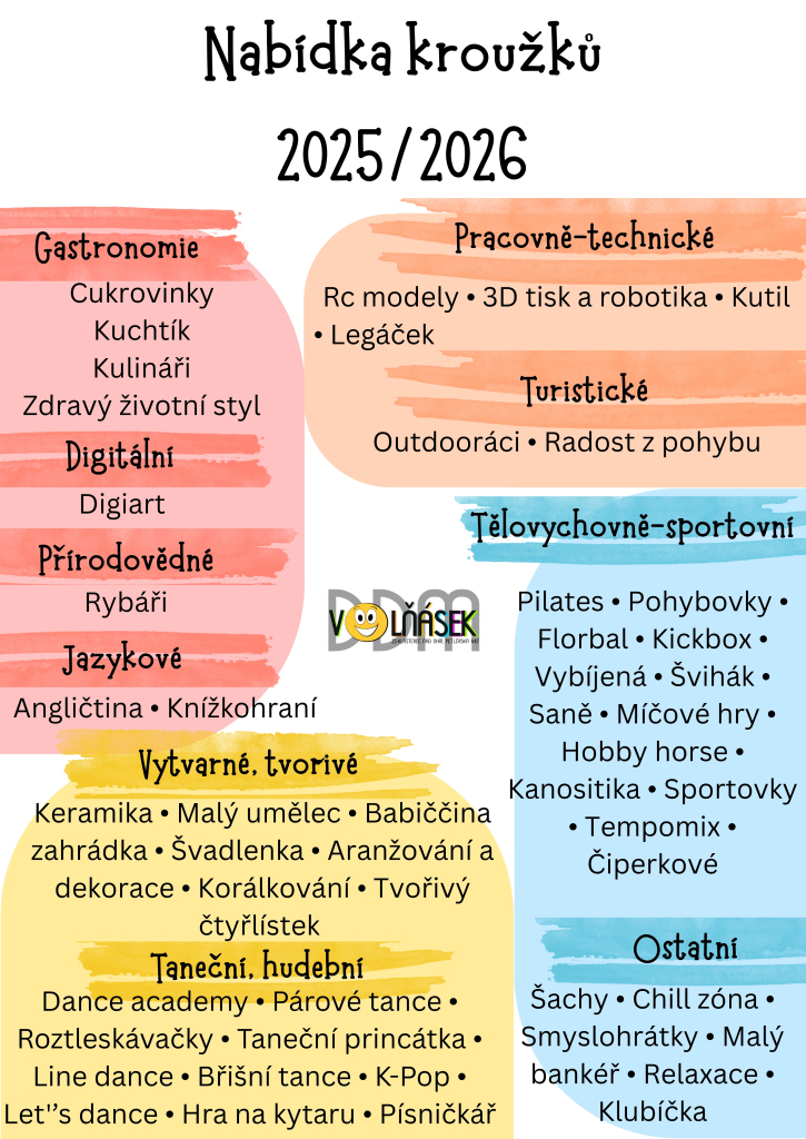 Nabídka kroužků 2025/2026
