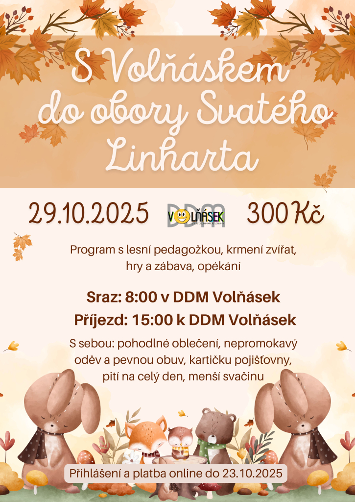 S Volňáskem do obory Svatého Linharta