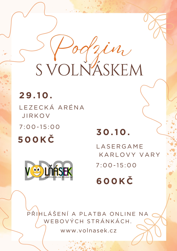Podzim s Volňáskem - Lezecká aréna
