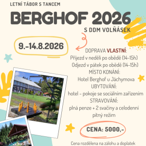 Letní tábor s tancem Berghof