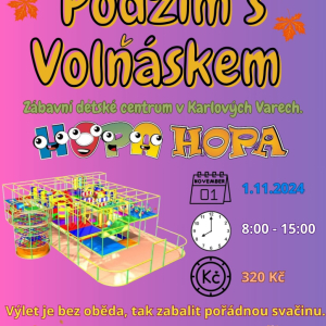 Podzimní prázdniny ve Volňásku- Hopa Hopa